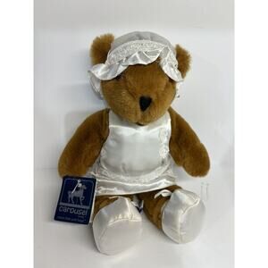 Carousel By Guy Plush Bear Bride Toy 12” Stuffed 1985 Vintage Plush NWT